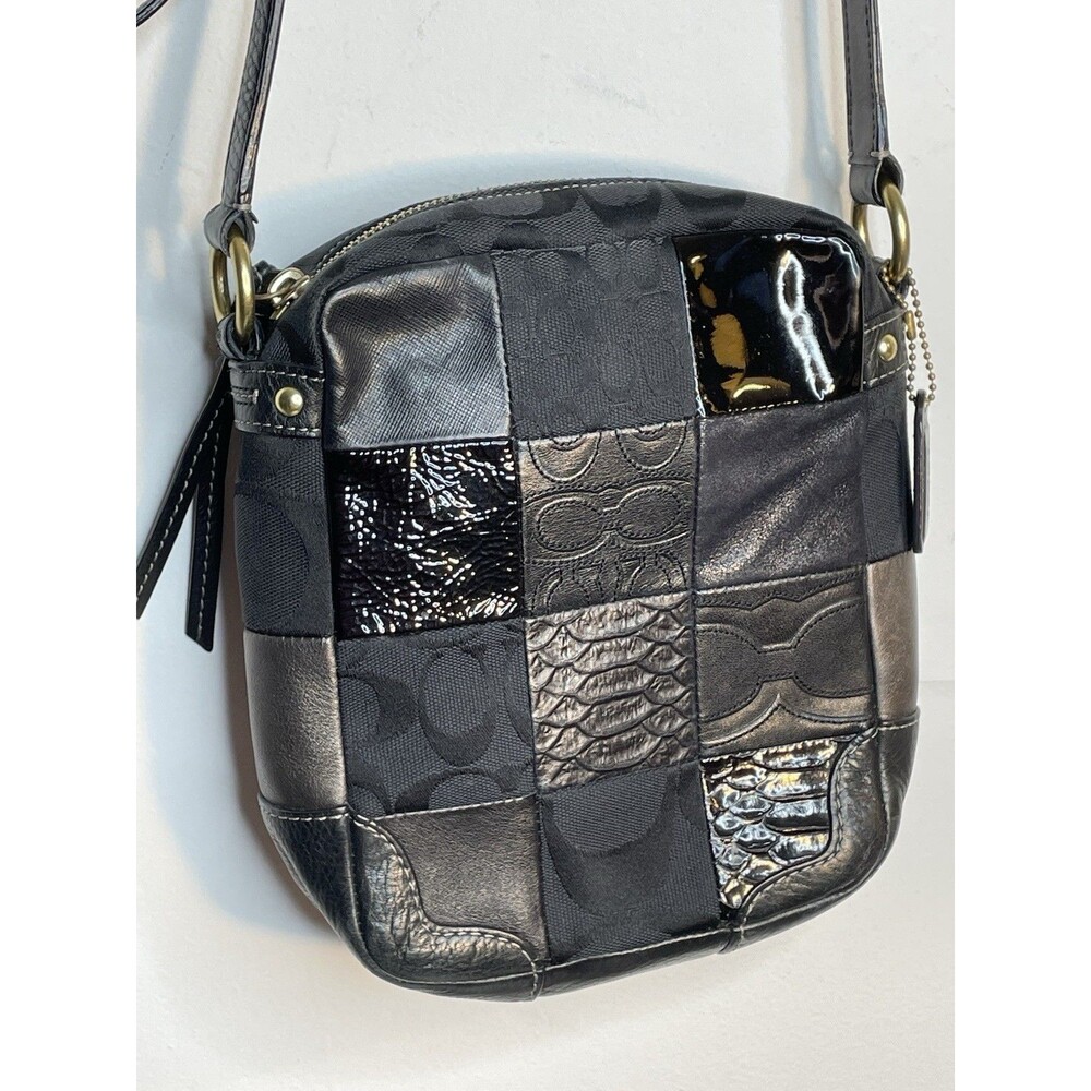 COACH RARE Y2K HAMPTON 12485 LIMITED EDITION PATCHWORK CROSSBODY TRAVELBAG